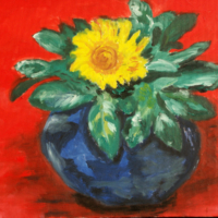 <b>"Sonnenblume"</b><br />1996<br />Oel auf Leinwand, 50x70 cm<br />Preis: unverkaeuflich<br />Werksnummer: MStBl01<br /><a href="https://www.kunstkopie.de/a/breckwoldt-karsten/sonnenblume.html" target="_blank" rel="noopener">als Fine-Art-Druck kaufen</a> Sonnenblume