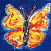 <b>"Transformation"</b><br />2008<br />Oel auf Leinwand, 24x30 cm<br />Preis: unverkaeuflich<br />Werksnummer: MDiG103<br /> Transformation