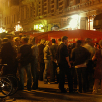 <b>"Piazza-Nacht 2"</b><br />Quarto d'Trincea,<br /> Schulterblatt,<br /> August 2004<br />Werksnummer: QT0140<br /><br /> Piazza-Nacht 2