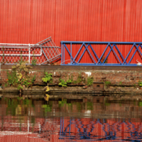 <b>"Rot"</b><br />Harburg,<br /> Binnenhafen,<br /> Juli 2006<br />Werksnummer: Flhb_003_0020<br /><br /> Rot