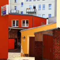 <b>"Orange Spot 1"</b><br />Karl-Marx-Straße,<br /> August 2022<br />Werksnummer: WB0060<br /><br /> Orange Spot 1