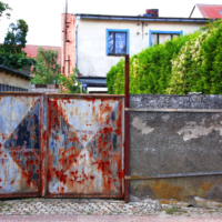 <b>"Tor 2"</b><br />Steinstraße (?),<br /> August 2022<br />Werksnummer: WB0220<br /><br /> Tor 2