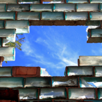 <b>"Wolkenguckloch"</b><br />Bad Wilsnacker Straße,<br /> August 2022<br />Werksnummer: WB0280<br /><br /> Wolkenguckloch