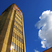 <b>"Wolkenturm"</b><br />Singer-Uhrenturm,<br /> Bad Wilsnacker Straße,<br /> August 2022<br />Werksnummer: WB0290<br /><br /> Wolkenturm